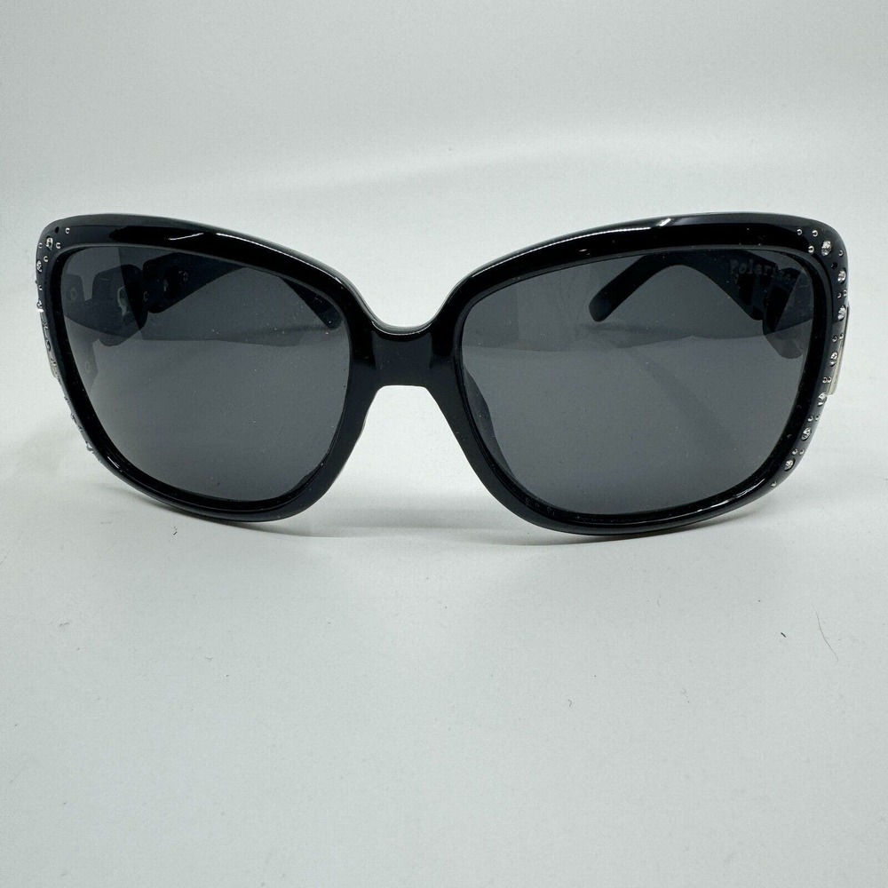 SA106 Polarized‎ Lens Oversize Rhinestone Bling Sparkling 60-17-128 H10595